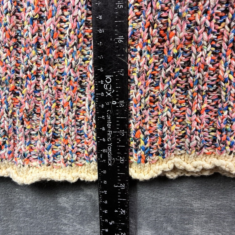 Free People X Revolve Desert Heat Vest Multi-color Knit sweater Size M Rainbow - Picture 4 of 5